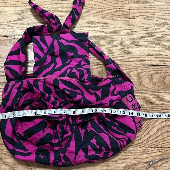 MARC JACOB SLOUCHY PINK & BLACK SHOULDER BAG - Picture 9 of 9